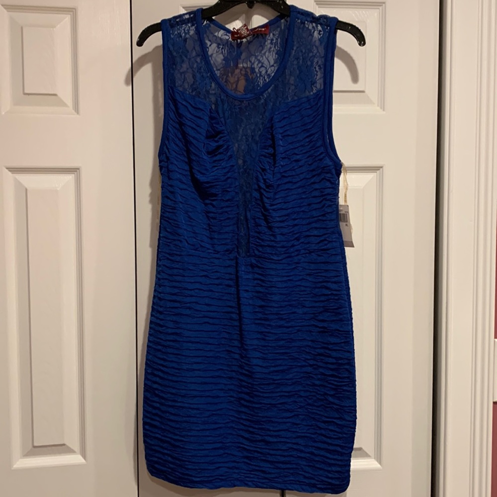 Blue dress